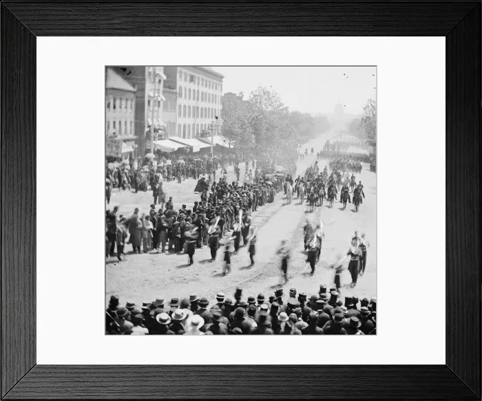 Framed Print : Washington, District of Columbia. The Grand Review of the Ar Framed Print : Washington, District of Columbia. The Grand Review of the Ar