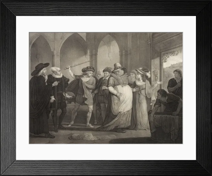 Framed Print : Shakspeare. Merry Wives of Windsor. Act IV. scene II Framed Print : Shakspeare. Merry Wives of Windsor. Act IV. scene II