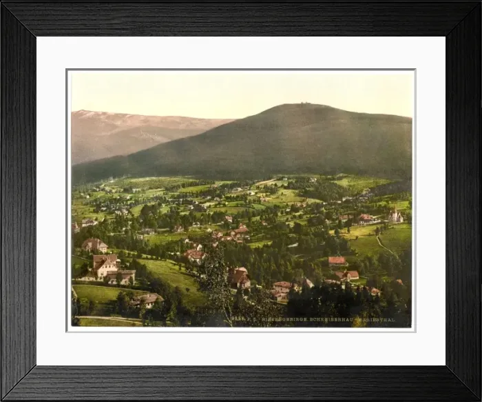 Framed Print : Schreiberhau-Marienthal, Riesengebirge, Germany (i. e. Szkla Framed Print : Schreiberhau-Marienthal, Riesengebirge, Germany (i. e. Szkla