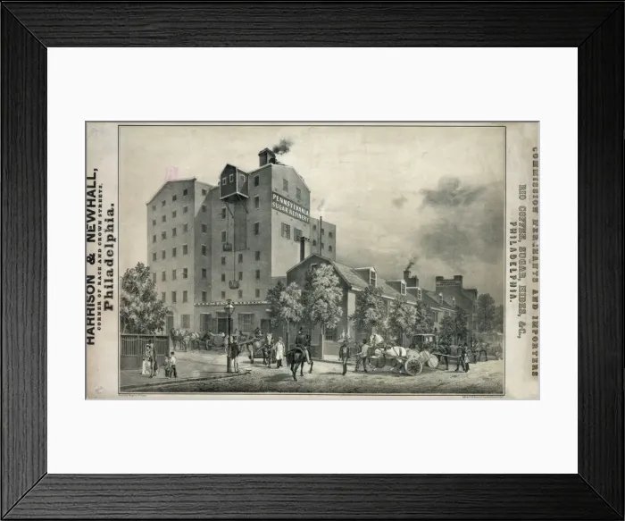Framed Print : Harrison & Newhall... Philadelphia, Rio coffee, sugar, hides Framed Print : Harrison & Newhall... Philadelphia, Rio coffee, sugar, hides