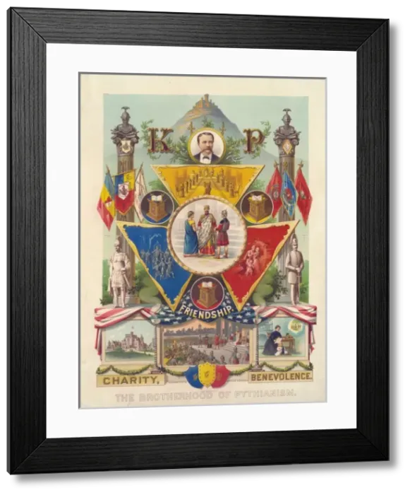 Framed Print : The brotherhood of pythianism Framed Print : The brotherhood of pythianism