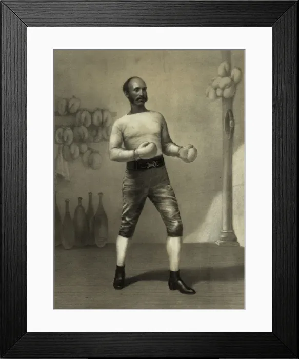 Framed Print : John B. Bailey, professor of sparring and gymnastics Framed Print : John B. Bailey, professor of sparring and gymnastics