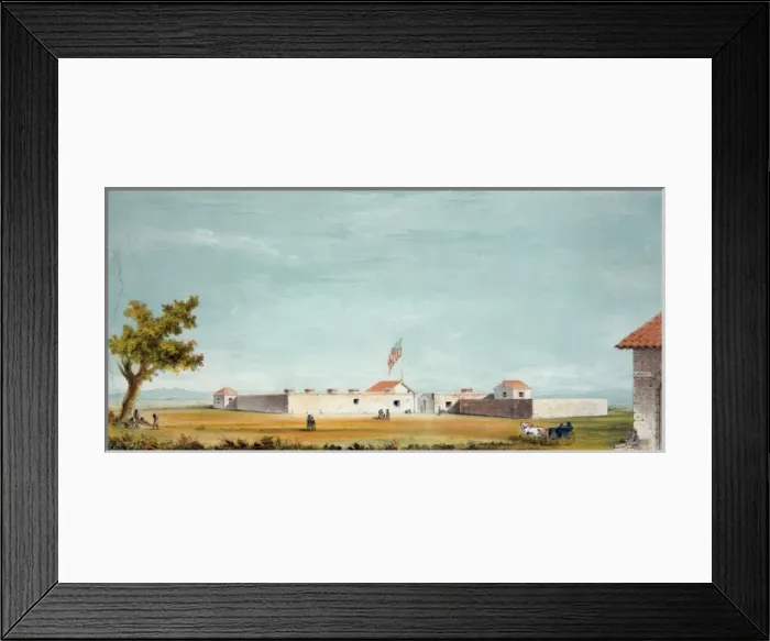 Framed Print : Sutters Fort, Sacramento, Cal. 1847 Framed Print : Sutters Fort, Sacramento, Cal. 1847
