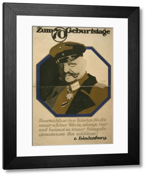 Framed Print : Zum 70. Geburtstage Framed Print : Zum 70. Geburtstage