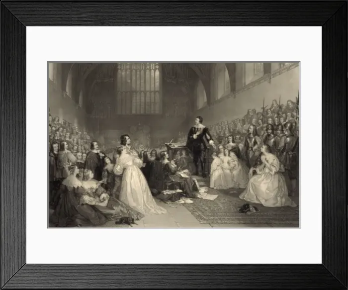 Framed Print : The trial of Earl Strafford, in Westminster Hall 1641 Framed Print : The trial of Earl Strafford, in Westminster Hall 1641