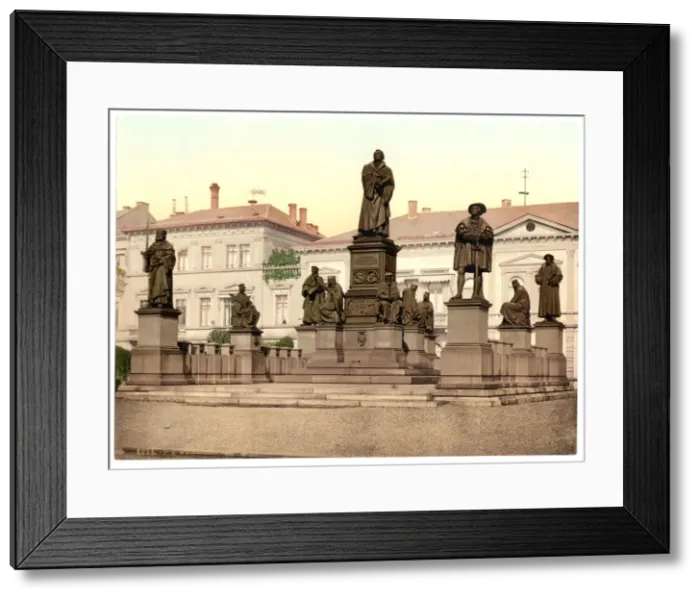 Framed Print : Luther Memorial, Worms, the Rhine, Germany Framed Print : Luther Memorial, Worms, the Rhine, Germany