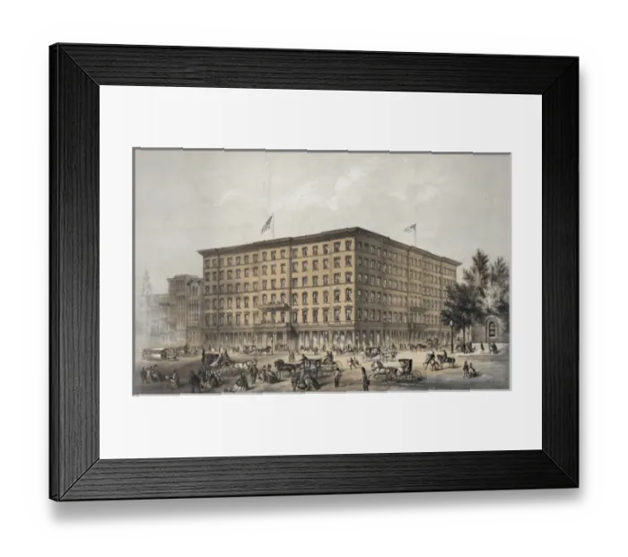 Framed Print : Continental Hotel, corner of Chestnut & Ninth street Philade Framed Print : Continental Hotel, corner of Chestnut & Ninth street Philade