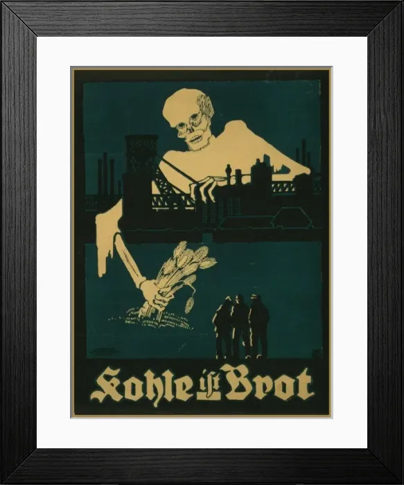 Framed Print : Kohle ist Brot Framed Print : Kohle ist Brot