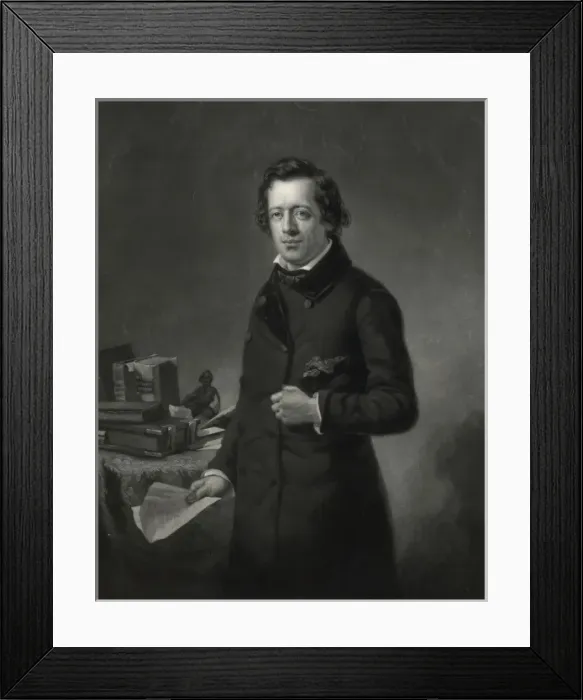 Framed Print : Henry Ward Beecher, three-quarter length portrait, standing Framed Print : Henry Ward Beecher, three-quarter length portrait, standing