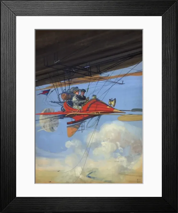Framed Print : Futuristic air travel Framed Print : Futuristic air travel