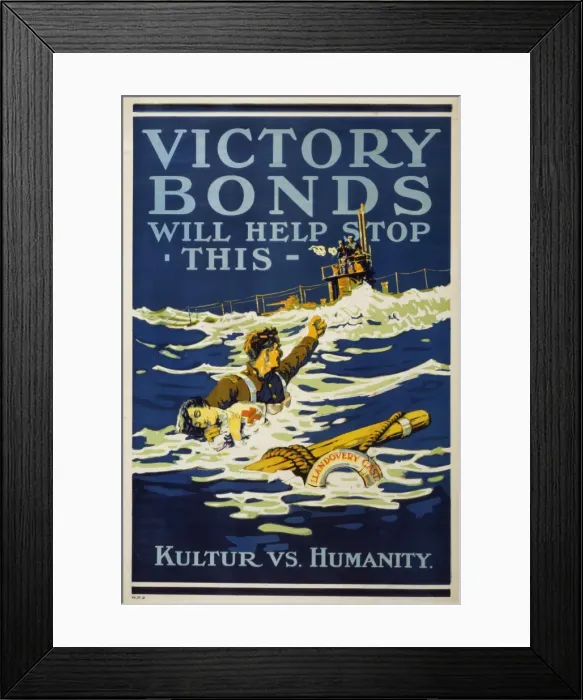Framed Print : Victory Bonds will help stop this. Kulture vs. humanity Framed Print : Victory Bonds will help stop this. Kulture vs. humanity