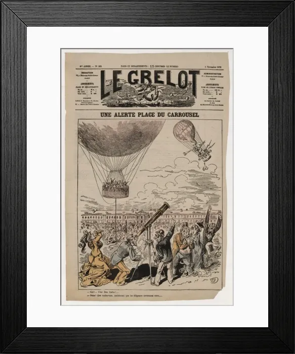 Framed Print : Une alerte, place du Carrousel Framed Print : Une alerte, place du Carrousel