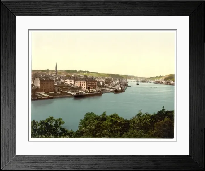 Framed Print : From east, Waterford. County Waterford, Ireland Framed Print : From east, Waterford. County Waterford, Ireland
