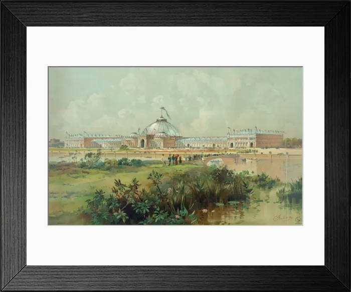 Framed Print : Horticultural hall, Worlds Columbian Exposition Framed Print : Horticultural hall, Worlds Columbian Exposition