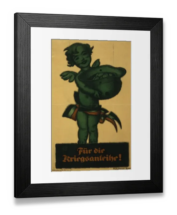 Framed Print : Fur die Kriegsanleihe Framed Print : Fur die Kriegsanleihe