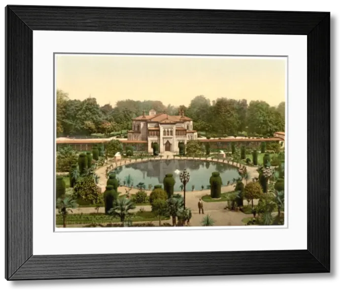 Framed Print : Gardens, Wilhelmina, Cannstatt (i. e. Bad Cannstatt), Wurtem Framed Print : Gardens, Wilhelmina, Cannstatt (i. e. Bad Cannstatt), Wurtem