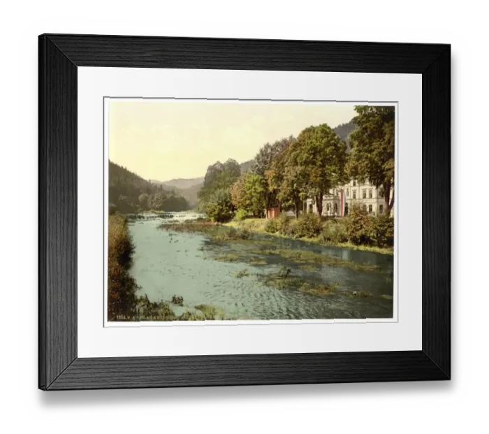 Framed Print : Entrance to Schwarza Valley, Blankenburg, Thuringia, Germany Framed Print : Entrance to Schwarza Valley, Blankenburg, Thuringia, Germany