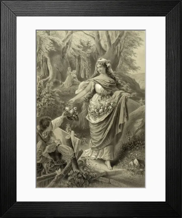 Framed Print : Das madchen aus der fremde Framed Print : Das madchen aus der fremde
