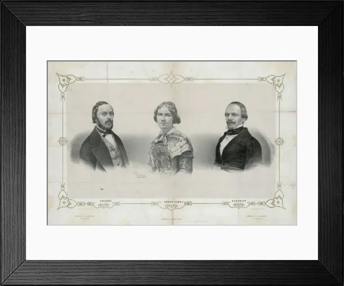 Framed Print : Belleti, Jenny Lind, Benedict Framed Print : Belleti, Jenny Lind, Benedict