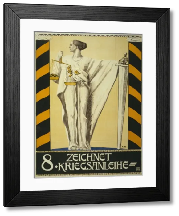 Framed Print : Zeichnet 8. Kriegsanleihe Framed Print : Zeichnet 8. Kriegsanleihe