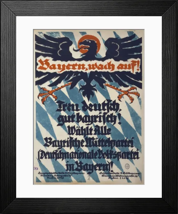 Framed Print : Bayern, wach auf Framed Print : Bayern, wach auf