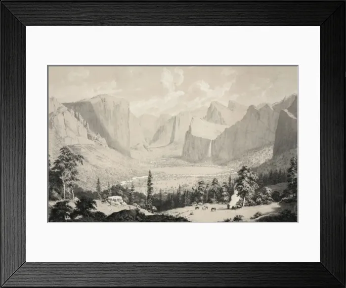 Framed Print : General view of the great Yo-semite Valley Framed Print : General view of the great Yo-semite Valley