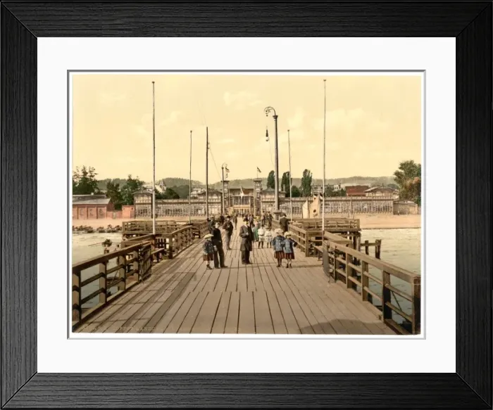 Framed Print : Beach, Zoppot, West Prussia, Germany (i. e. Sopot, Poland) Framed Print : Beach, Zoppot, West Prussia, Germany (i. e. Sopot, Poland)
