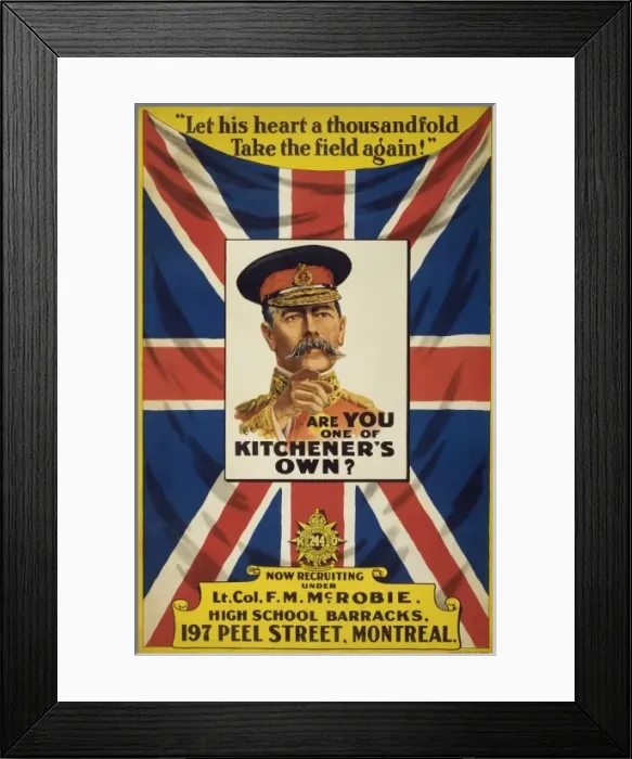 Framed Print : Are you one of Kitcheners own? Framed Print : Are you one of Kitcheners own?