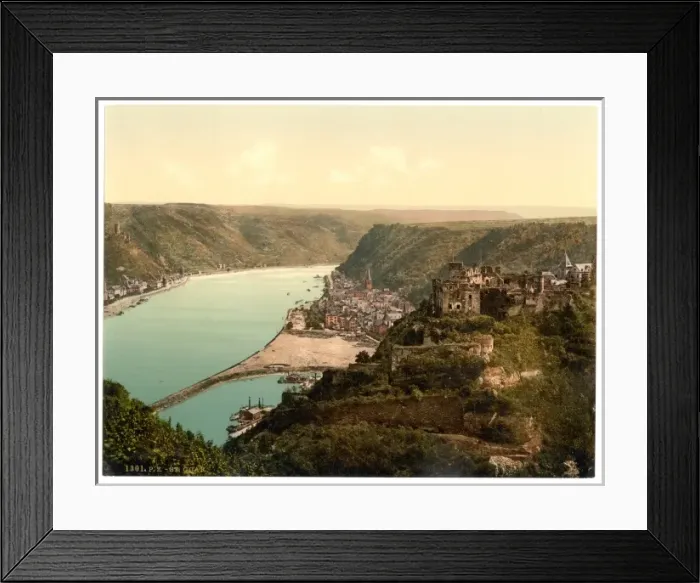 Framed Print : St. Goar, the Rhine, Germany Framed Print : St. Goar, the Rhine, Germany