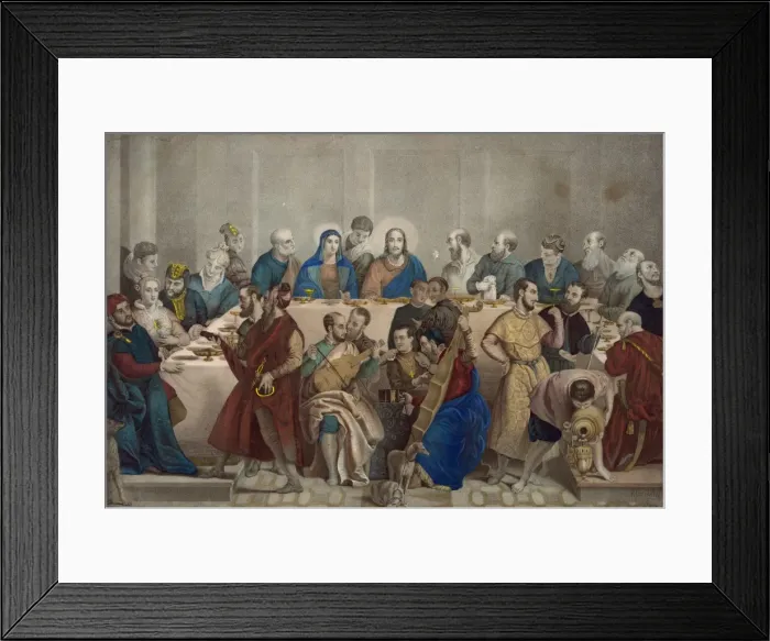 Framed Print : The nuptials of Cana Framed Print : The nuptials of Cana