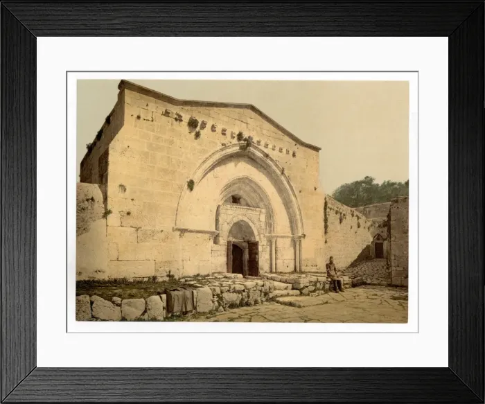 Framed Print : Tomb of the Virgin, and Cave of Agony, Jerusalem, Holy Land Framed Print : Tomb of the Virgin, and Cave of Agony, Jerusalem, Holy Land