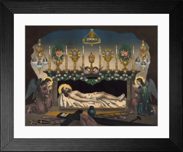 Framed Print : The interior of Christs grave Framed Print : The interior of Christs grave
