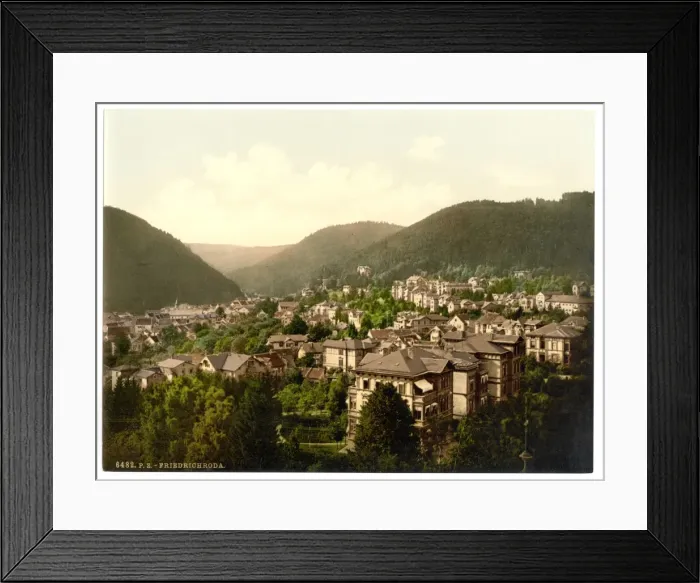 Framed Print : Friedrichrhoda, from Kurhaus, Thuringia, Germany Framed Print : Friedrichrhoda, from Kurhaus, Thuringia, Germany