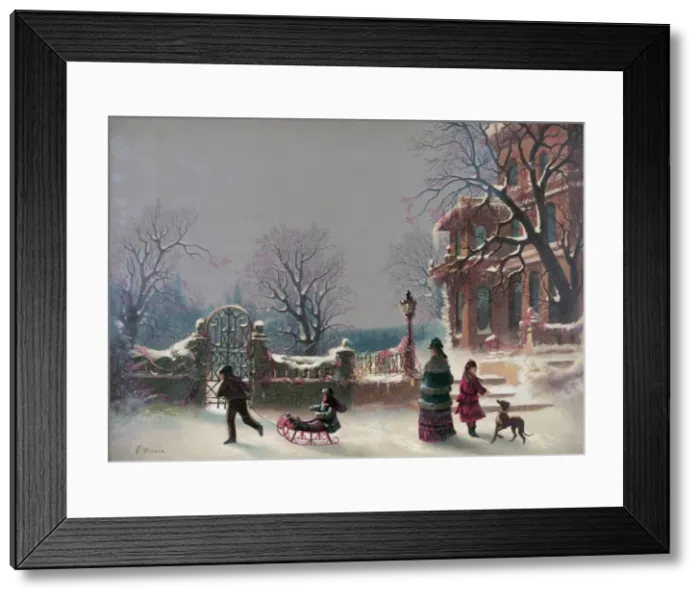 Framed Print : The first snow Framed Print : The first snow