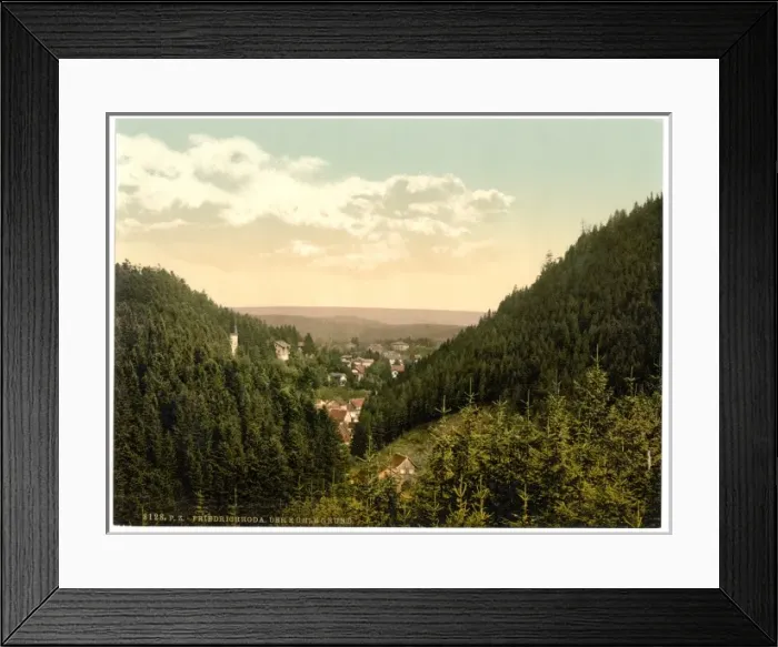 Framed Print : The Kuhle Grund, Friedrichroda, Thuringia, Germany Framed Print : The Kuhle Grund, Friedrichroda, Thuringia, Germany