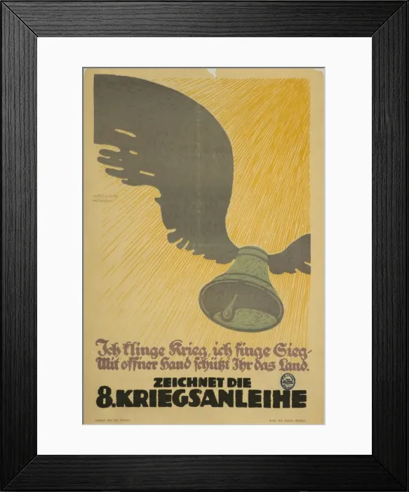 Framed Print : Zeichnet die 8. Kriegsanleihe Framed Print : Zeichnet die 8. Kriegsanleihe