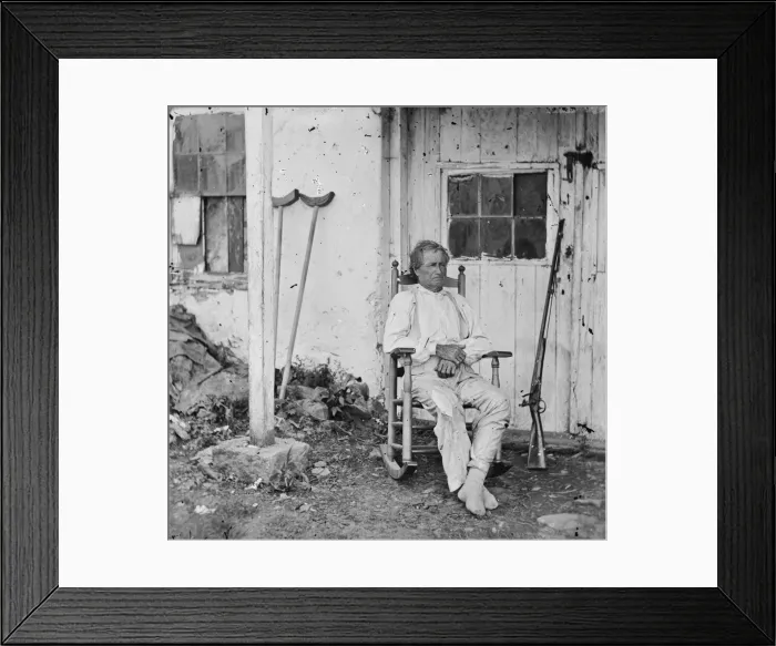 Framed Print : Gettysburg, Pa. John L. Burns, the old hero of Gettysburg, w Framed Print : Gettysburg, Pa. John L. Burns, the old hero of Gettysburg, w