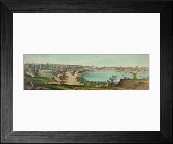 Framed Print : View of Providence R. I. from the north Framed Print : View of Providence R. I. from the north