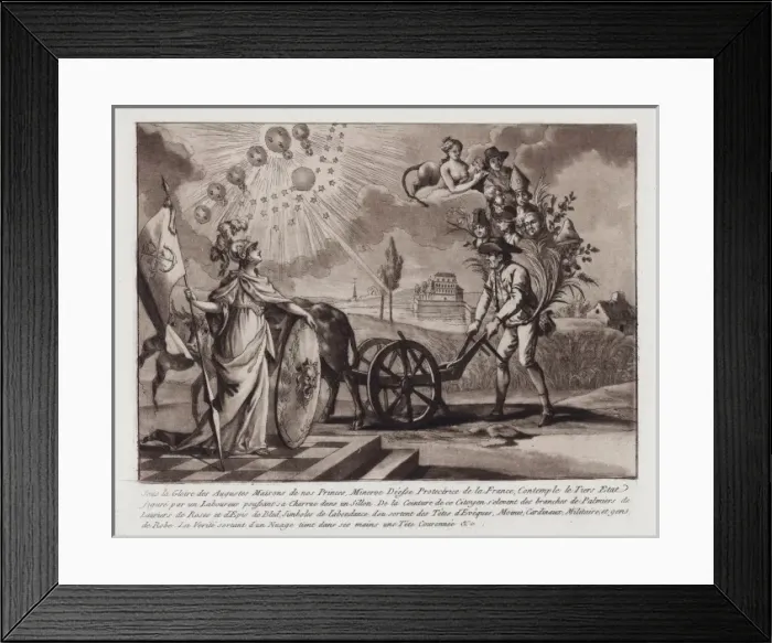 Framed Print : Sous la gloire des augustes maisons de nos princes, Minerve Framed Print : Sous la gloire des augustes maisons de nos princes, Minerve