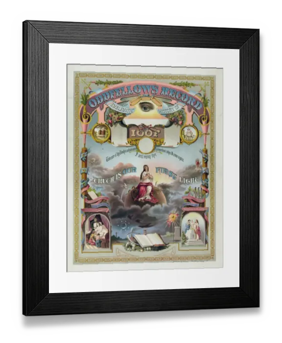 Framed Print : Oddfellows record Framed Print : Oddfellows record