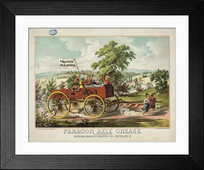 Framed Print : Paragon axle grease. Cleveland, O Framed Print : Paragon axle grease. Cleveland, O