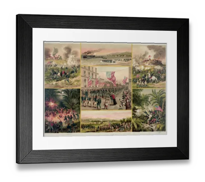 Framed Print : Spanish-American War Framed Print : Spanish-American War