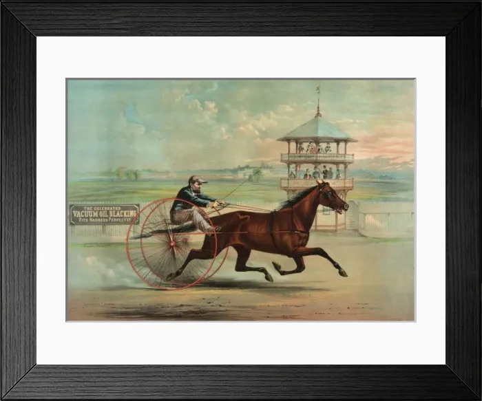 Framed Print : Goldmsmith Maid. Pub. by Vacuum Oil Co. Rochester, N. Y Framed Print : Goldmsmith Maid. Pub. by Vacuum Oil Co. Rochester, N. Y