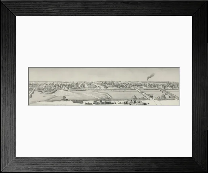 Framed Print : Panorama of Minneapolis, Minn Framed Print : Panorama of Minneapolis, Minn