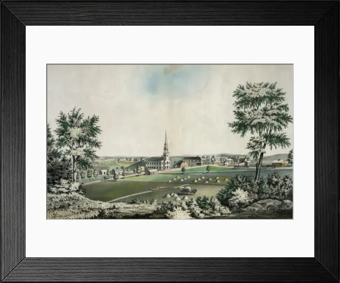 Framed Print : View of Woburn, Mass Framed Print : View of Woburn, Mass