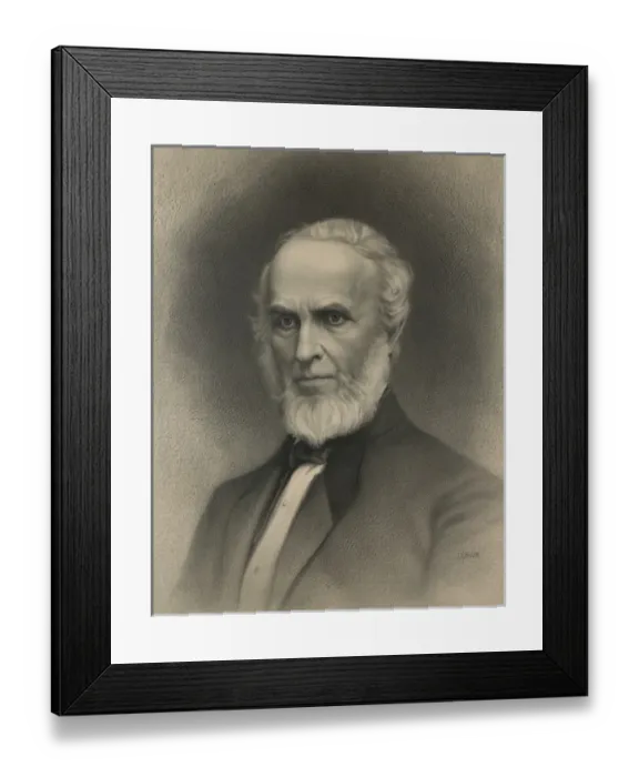 Framed Print : John G. Whittier Framed Print : John G. Whittier