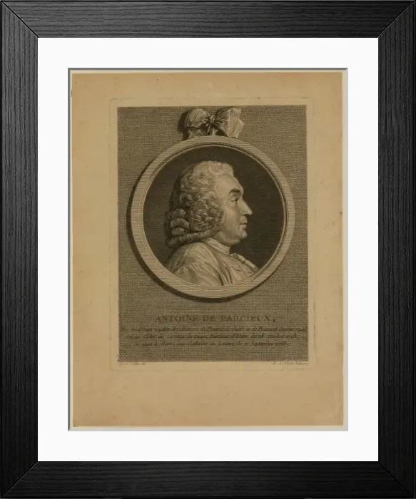 Framed Print : Antoine de Parcieux, des Academies royales des sciences de F Framed Print : Antoine de Parcieux, des Academies royales des sciences de F
