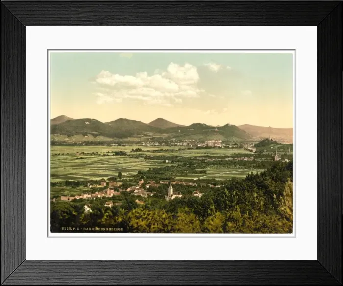 Framed Print : Das Siebengebirge, Germany Framed Print : Das Siebengebirge, Germany