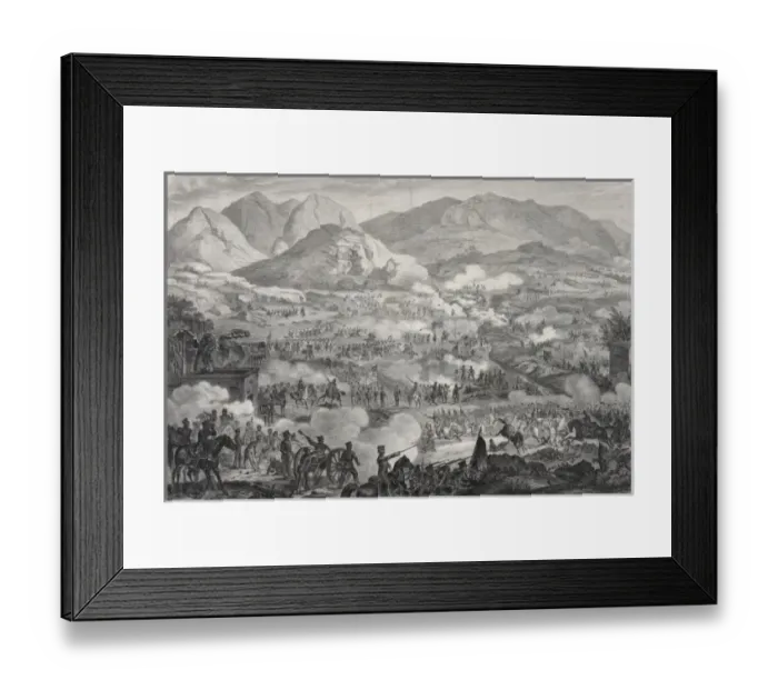 Framed Print : Ever memorable Battle of Buena Vista Framed Print : Ever memorable Battle of Buena Vista