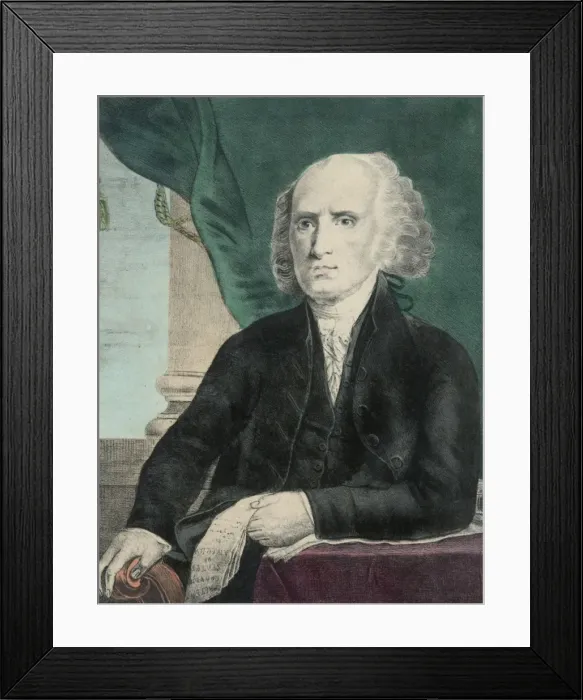Framed Print : James Madison, 4th president of the United States Framed Print : James Madison, 4th president of the United States